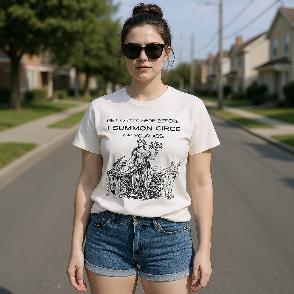 Summoning Circe T-Shirt, Casual Style, Gift for Witches, Greek Goddess Magic