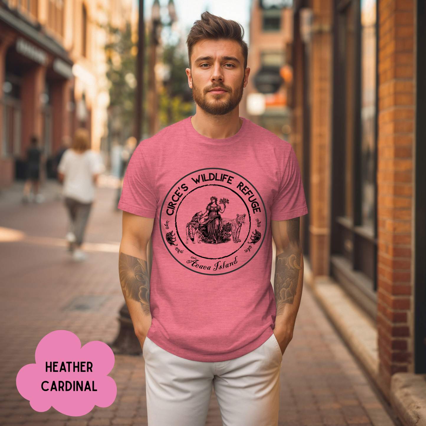 Circe's Wildlife Refuge T-Shirt, Mythological Witch Tee, Goddess of Transformation Gift