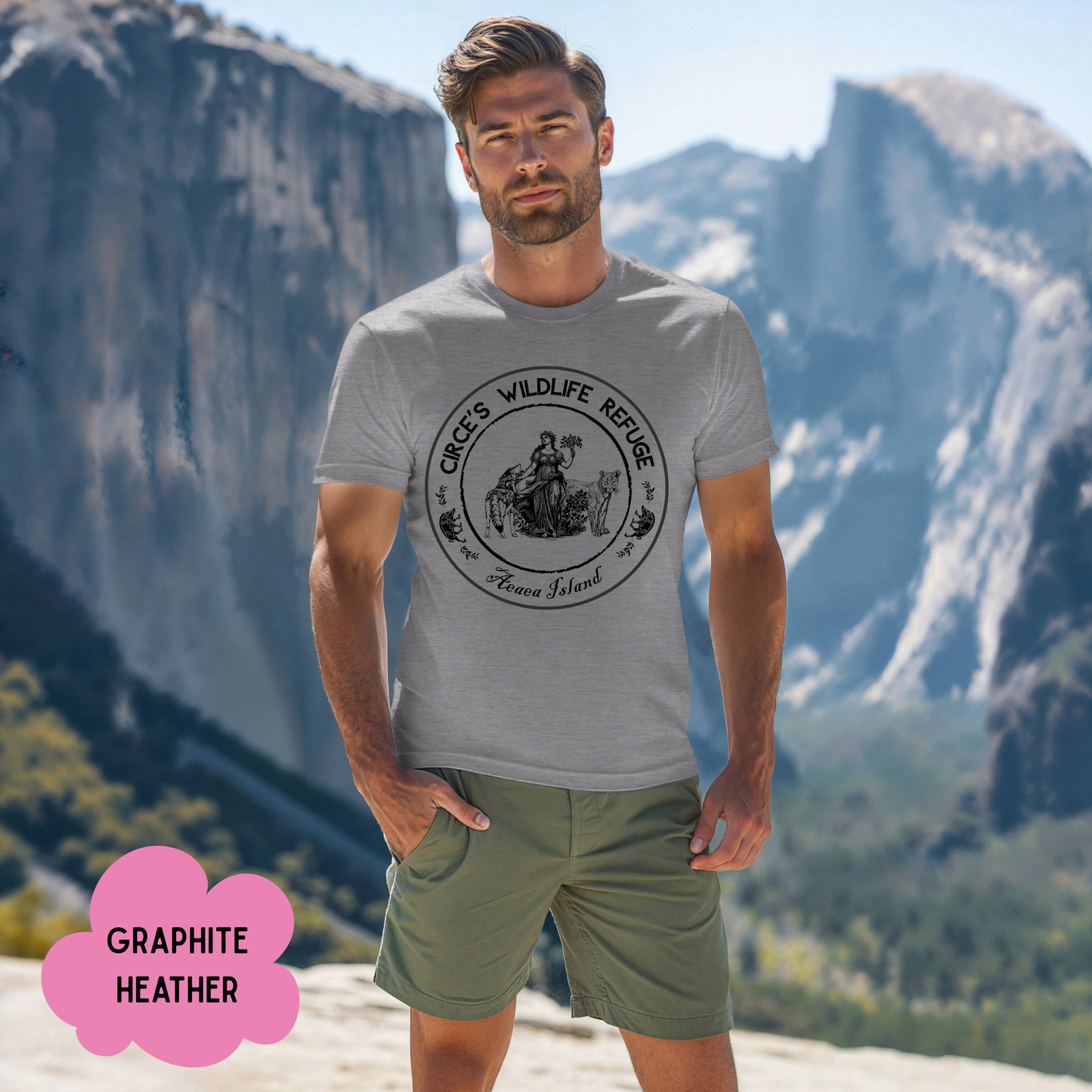 Circe's Wildlife Refuge T-Shirt, Mythological Witch Tee, Goddess of Transformation Gift