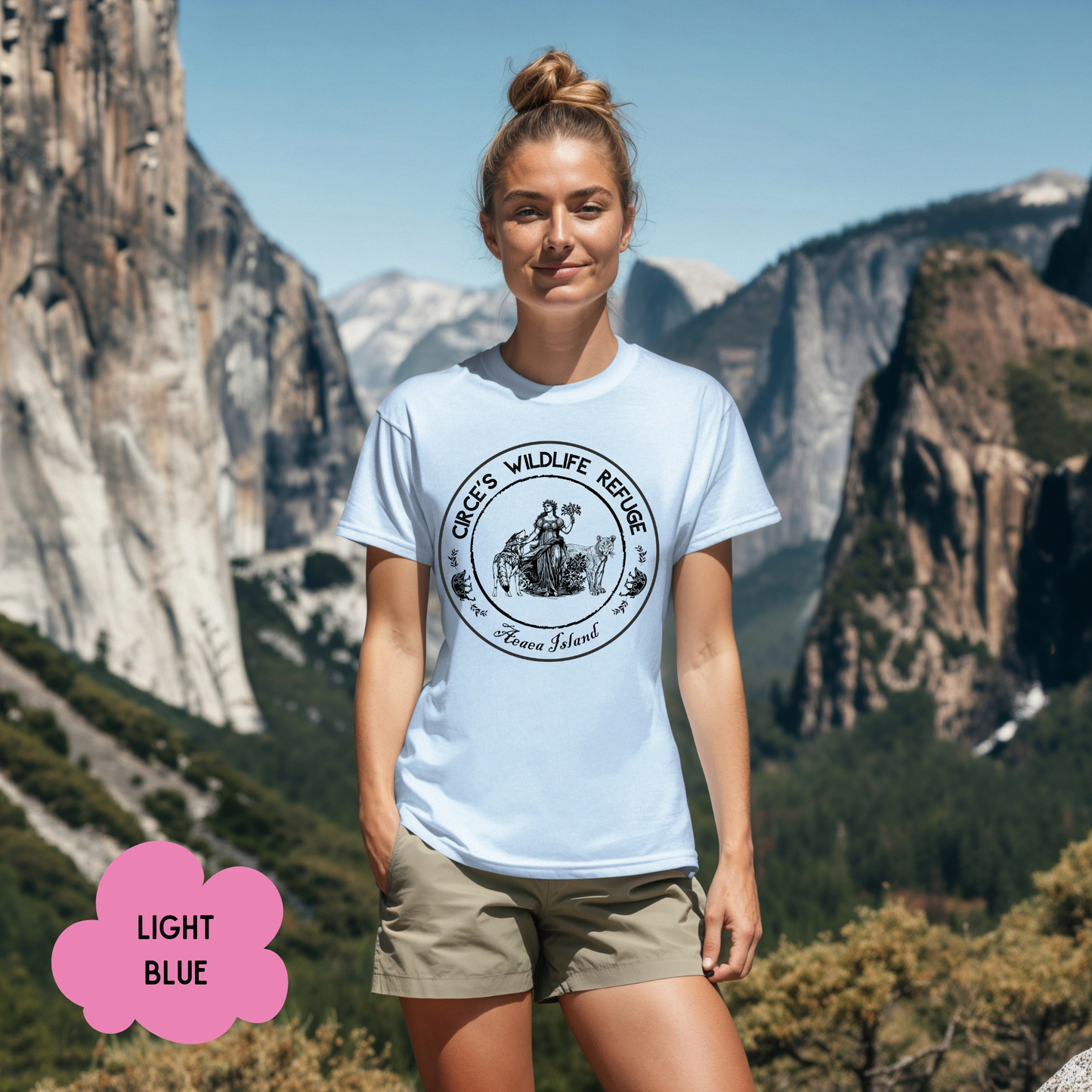 Circe's Wildlife Refuge T-Shirt, Mythological Witch Tee, Goddess of Transformation Gift