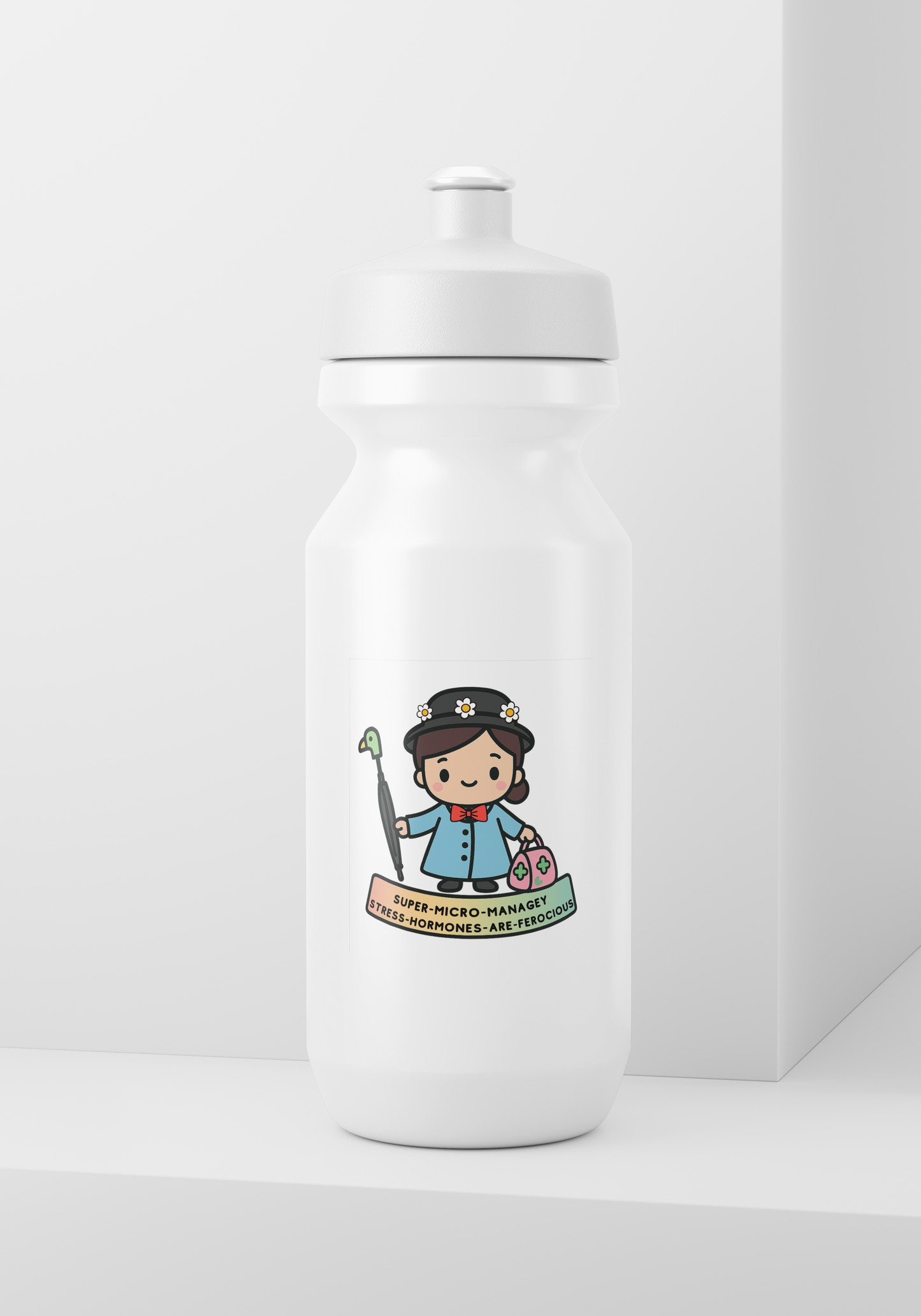 Vinyl Kawaii-esque Mary Poppins Sticker: Tiny but Fierce!